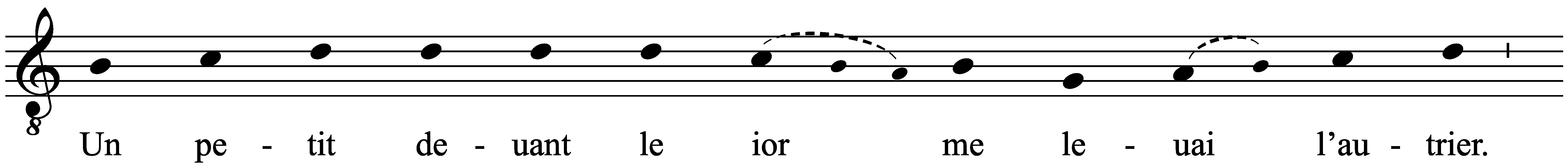 Work musical notation